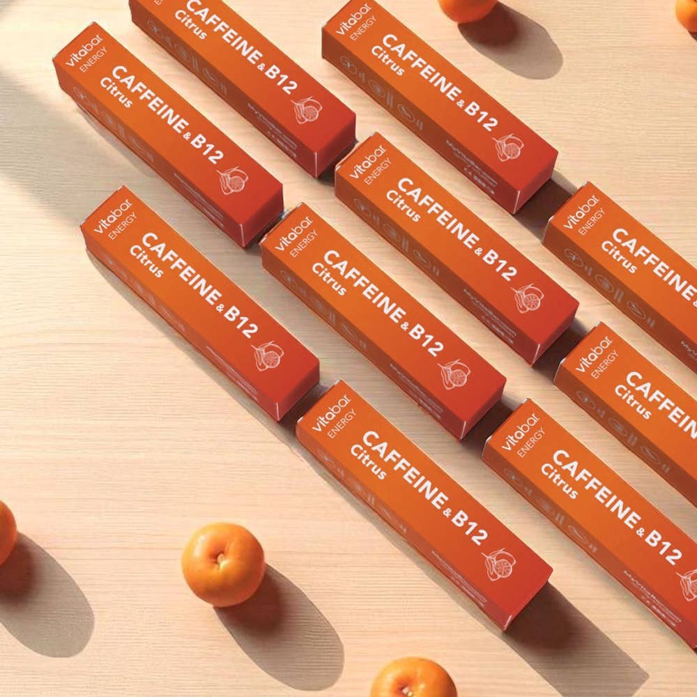 VitaBar - Wholesale Oral Supplement/Vitamin - ENERGY - Caffeine - Citrus Flavor 10-PACK3