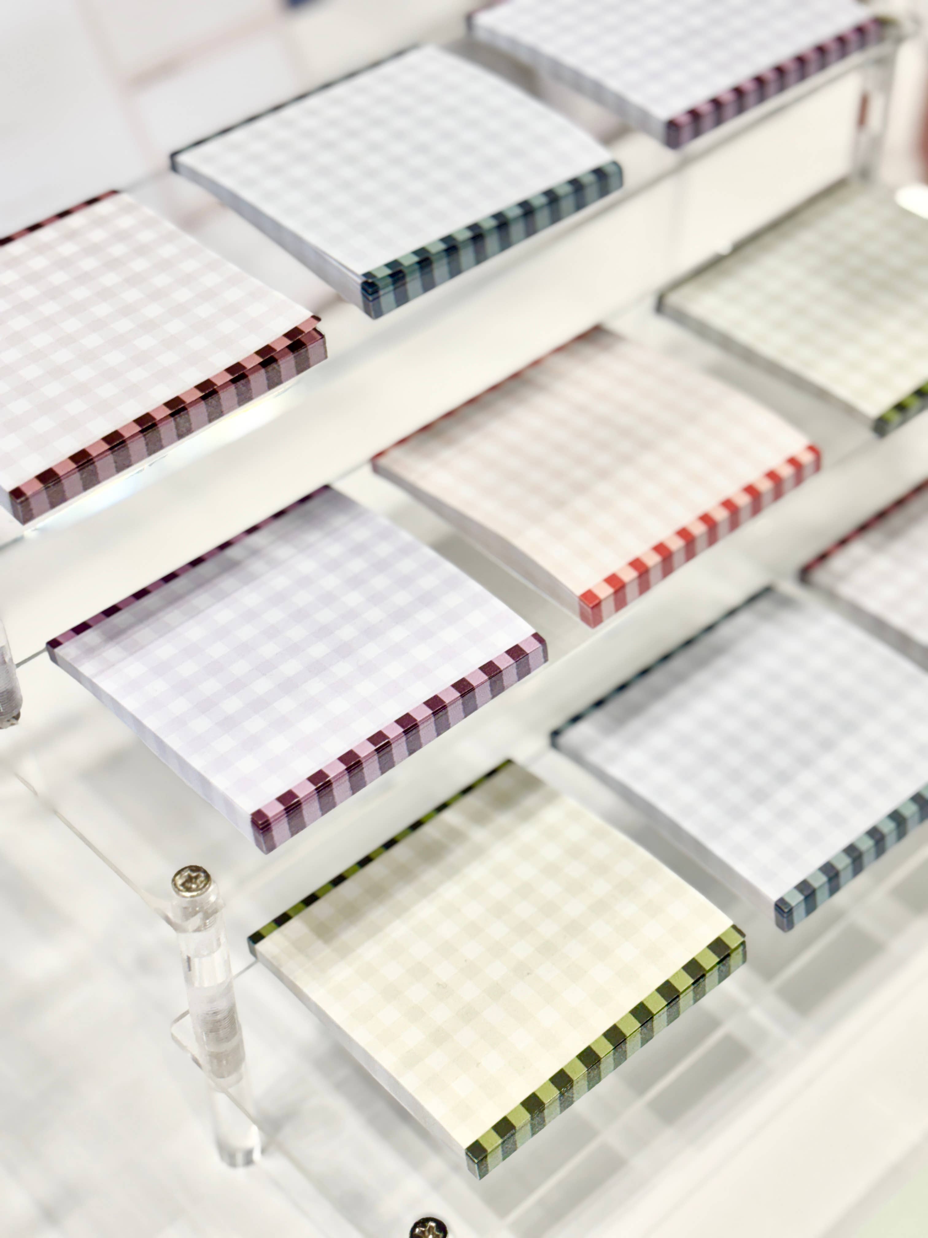 coux coux creative - Wholesale Sticky Notes - Dash Gingham Post-It Notes4