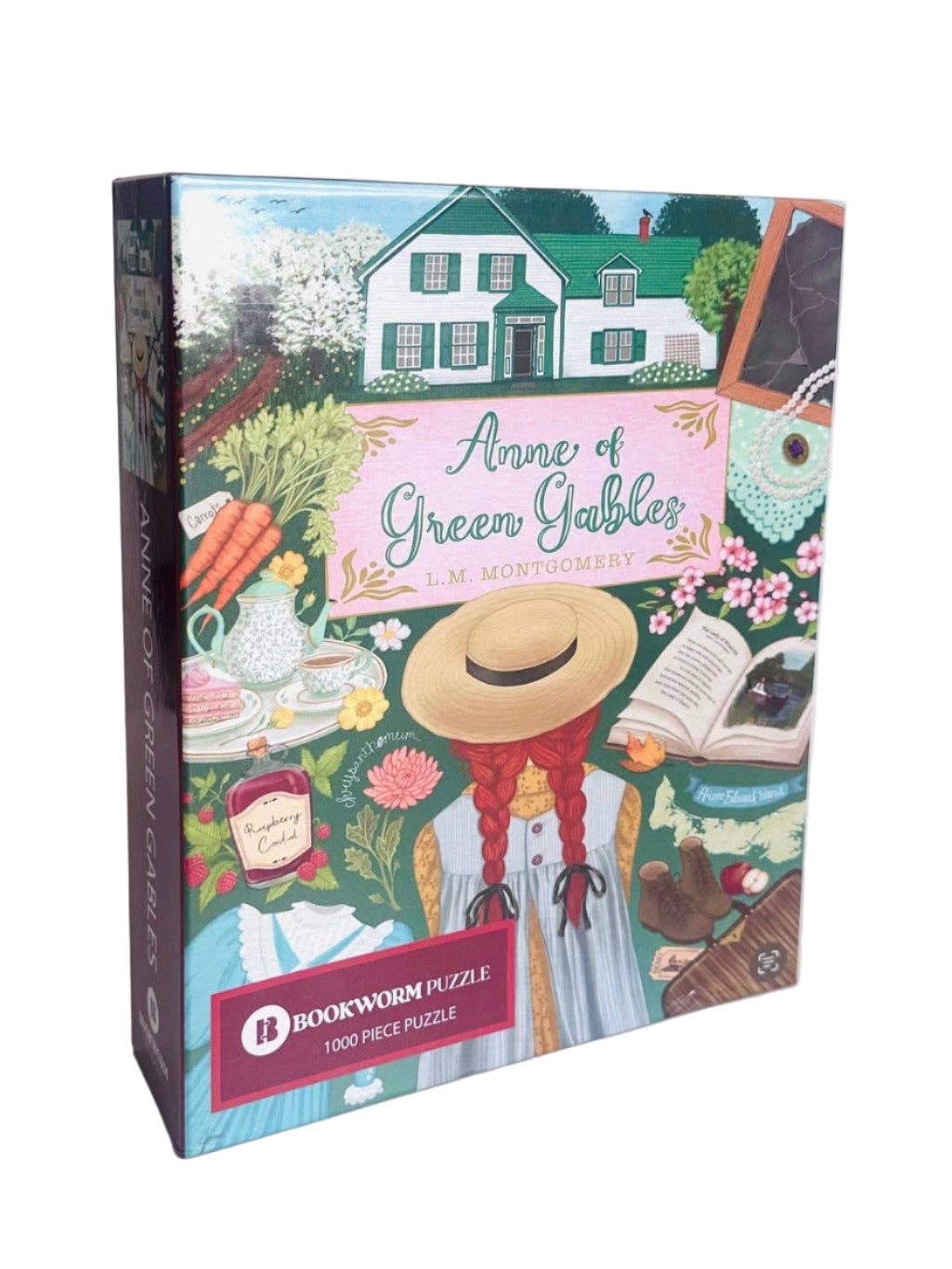 Bookworm Puzzle - Wholesale Puzzle - Adult - ANNE OF GREEN GABLES - 1000 PIECE Puzzle & Book Set1