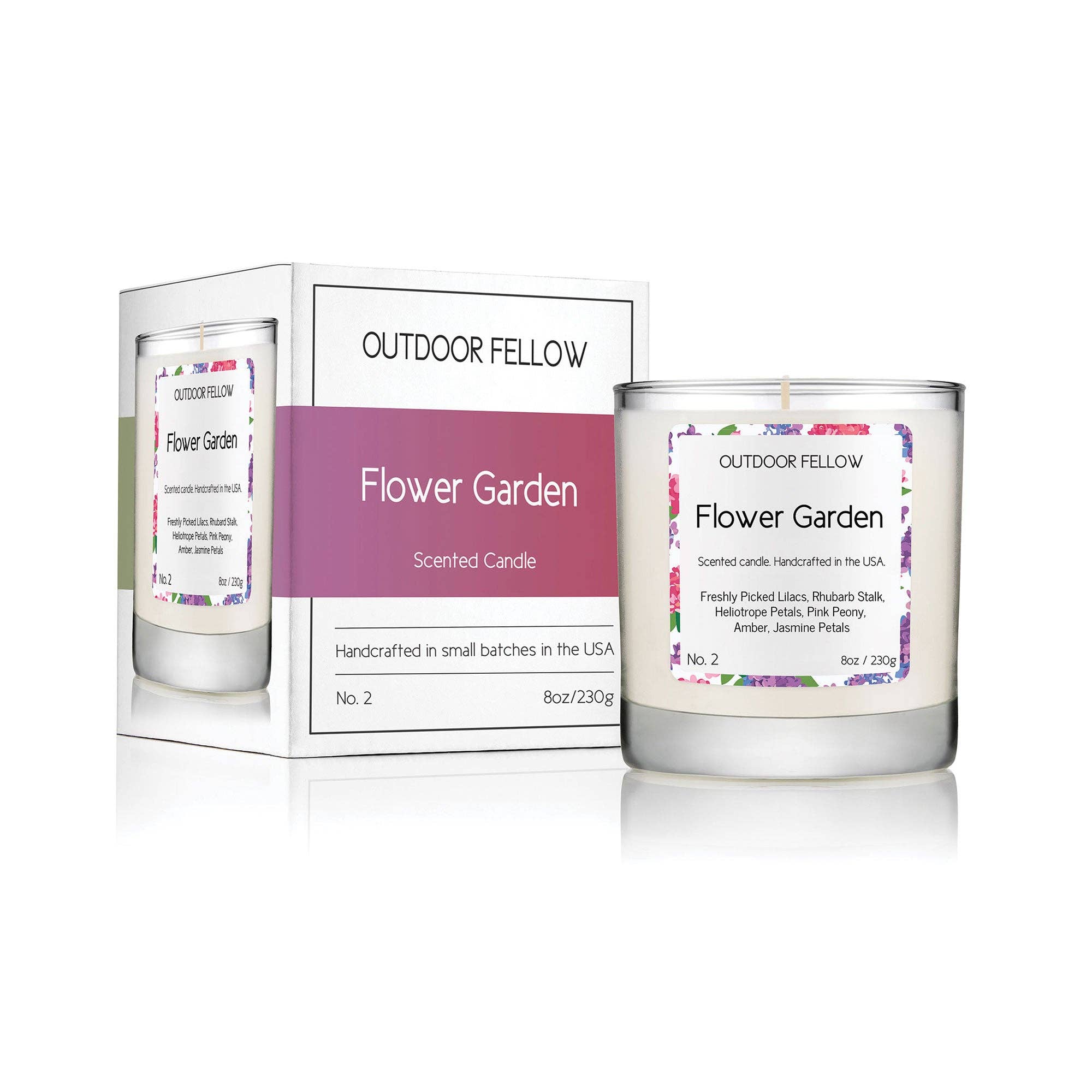 Outdoor Fellow - Wholesale Jar/Filled Candle - Flower Garden Scented Candle