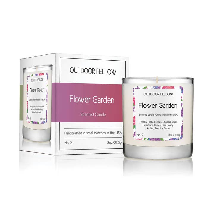 Outdoor Fellow - Wholesale Jar/Filled Candle - Flower Garden Scented Candle0