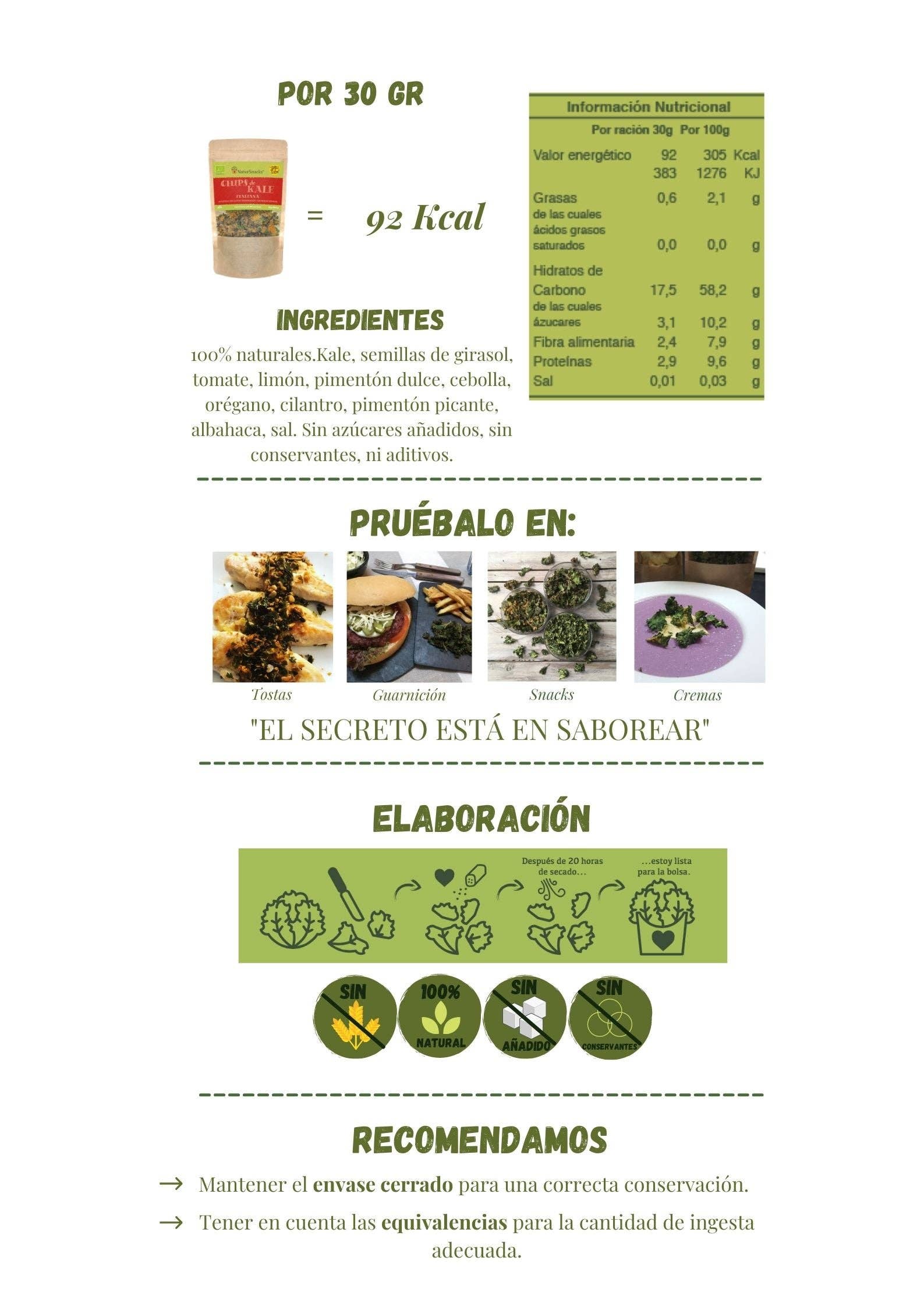 Natursnacks - Vente Chips - Chips de chou kale bio à l’italienne1