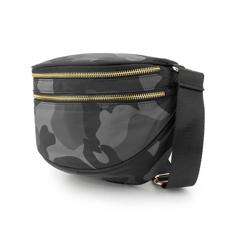 Babs + Birdie - Wholesale Belt Bag - Women's - The Samantha | Double Zipper Sling Bag5