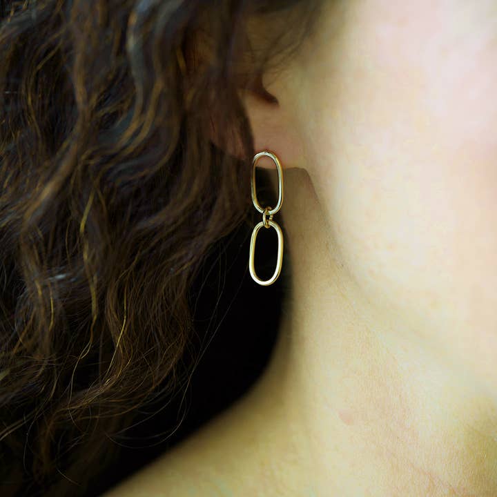 Brincos Link por atacado de Hannah Hoffman