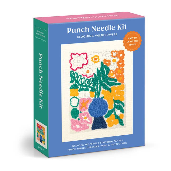 Blooming Wildflowers Punch Needle Kit for wholesale by Raincoast Distribution Group