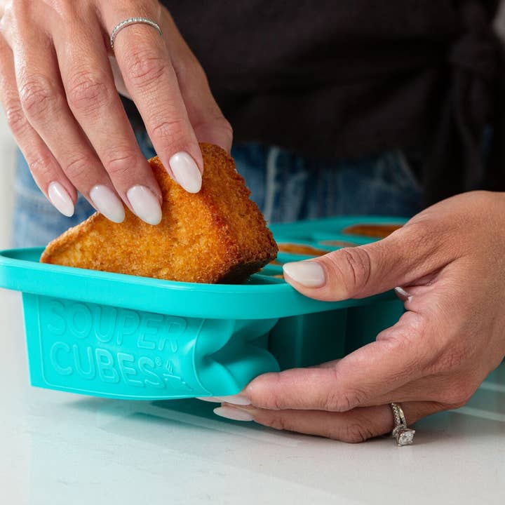 Souper Cubes - Vendita all'ingrosso Contenitori per alimenti - Vassoi per congelamento in silicone Souper Cubes - Confezione iniziale per la vendita al dettaglio4