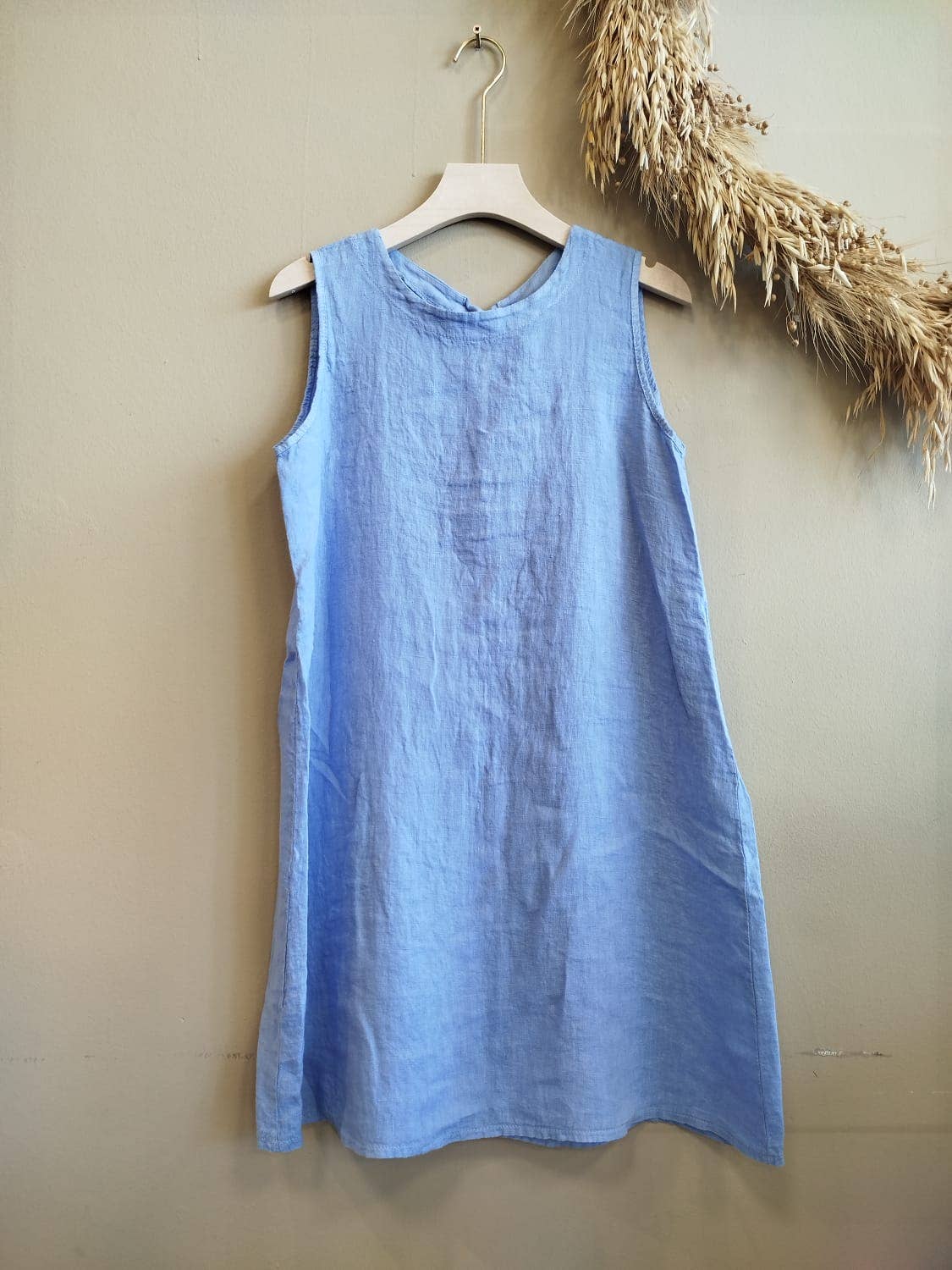 Linos y Textiles - Venta al por mayor Vestido - Mujer - REF 17280 VESTIDO CORTO LINO 100%12