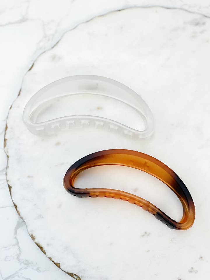 Jumbo Half Moon Claw Clip for wholesale by Prep Obsessed Wholesale