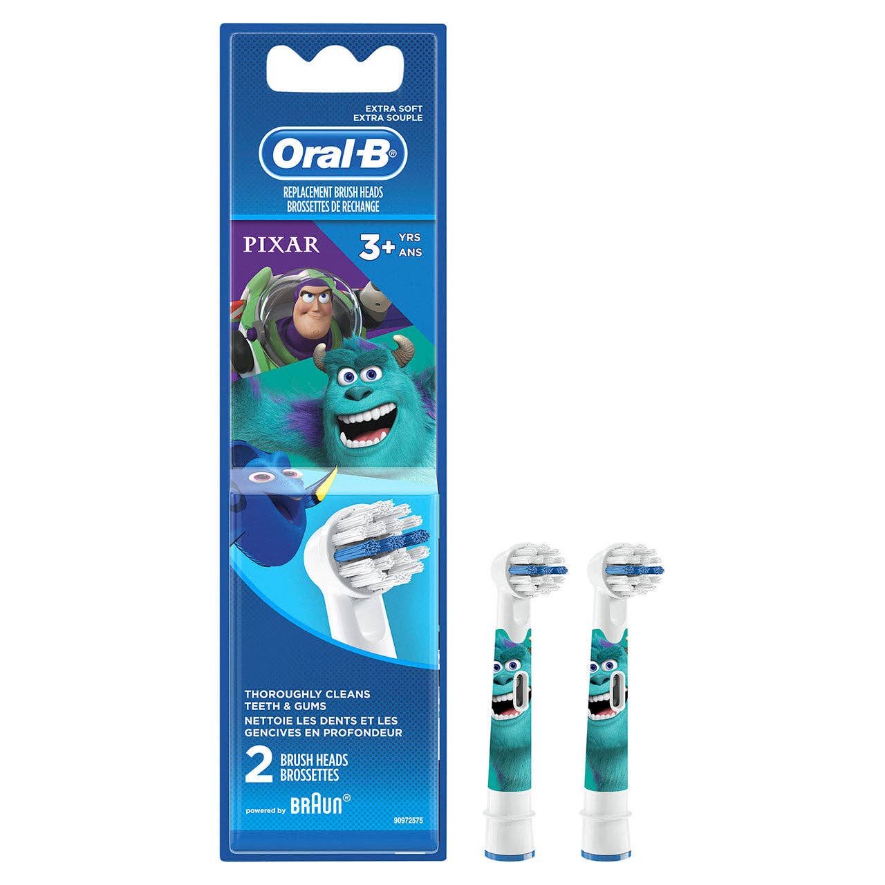 First Choice Buying - Wholesale Toothbrush - Kids & Baby - Oral-B Kids Extra Soft Replacement Brush Heads, Pixar Toy Story, 2 Count0