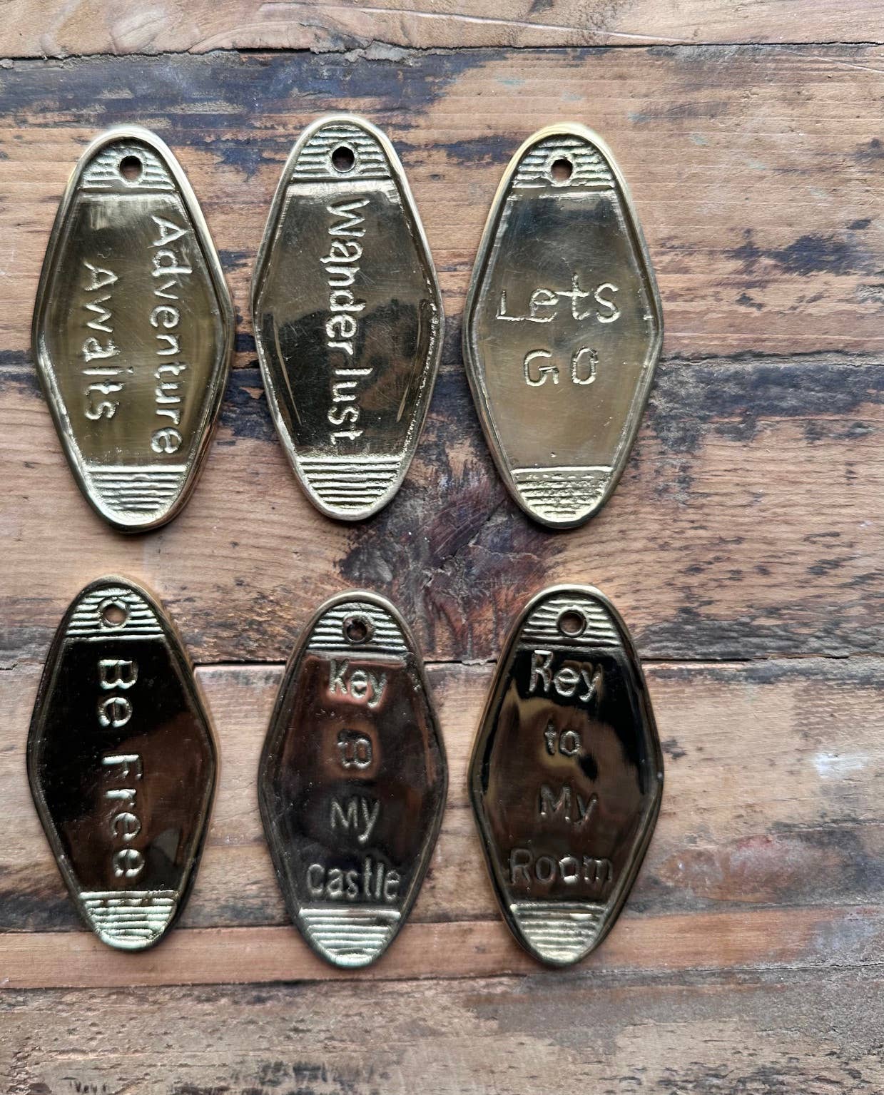 The Global Swap Shop - Wholesale Keychain - Unisex - Brass Keychains2