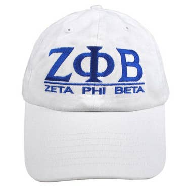 Zeta Phi Beta Sorority Line Hat for wholesale by wholesalegreek
