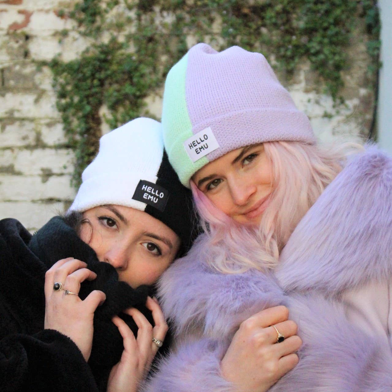 HELLO EMU – wholesale Beanie – Women's – Half and Half Beanie11