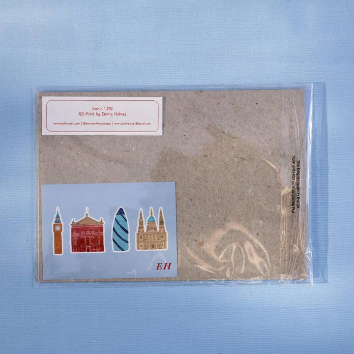 Emma Holmes Art - Vente Affiche d'art - Iconic London - Impression d'art7