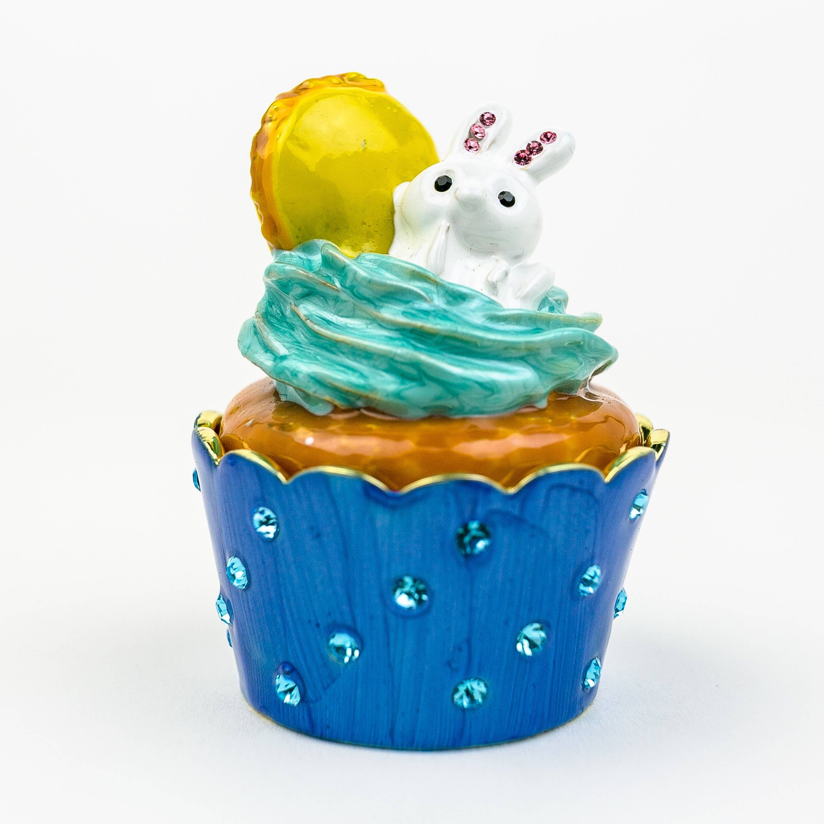 Keren Kopal - Wholesale Jewelry Box/Organizer - Rabbit on Cupcake Trinket Box7