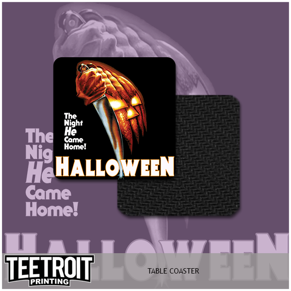 Teetroit Printing LLC - Wholesale Onderzetters - Horror tafelonderzetters per set van 20, zelf designs kiezen8
