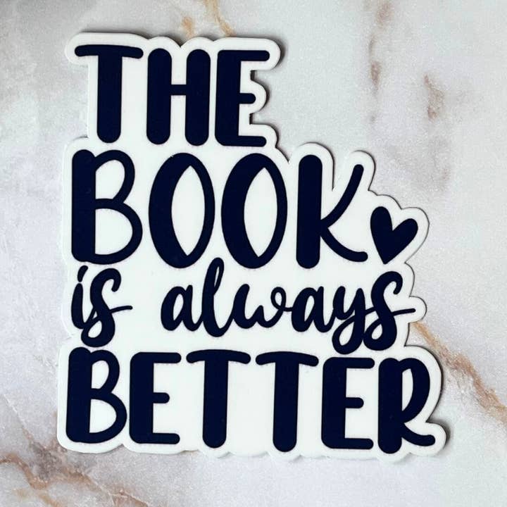 Bogen er altid bedre vandtæt lamineret vinyl klistermærke for engroshandel hos Forge de Sol