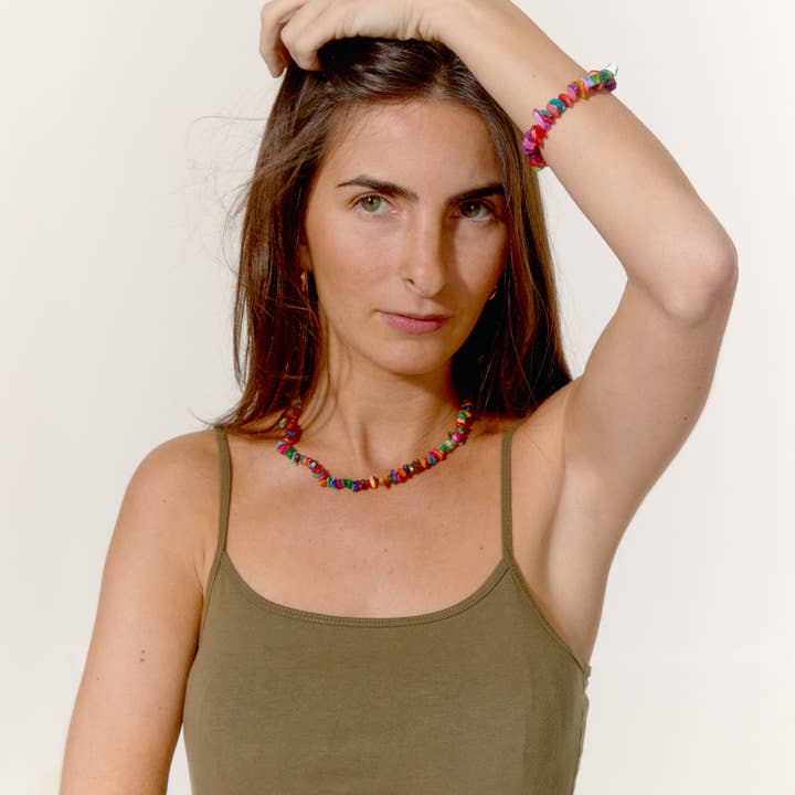 Palas - Wholesale Beaded Bracelet - Figari - colored sea bamboo bracelet2