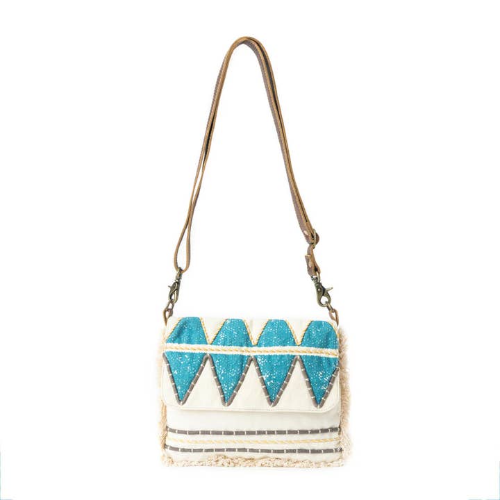MYRA - EU - Wholesale Crossbody Bag - Women's - Teal Peaks Crossbody Bag2