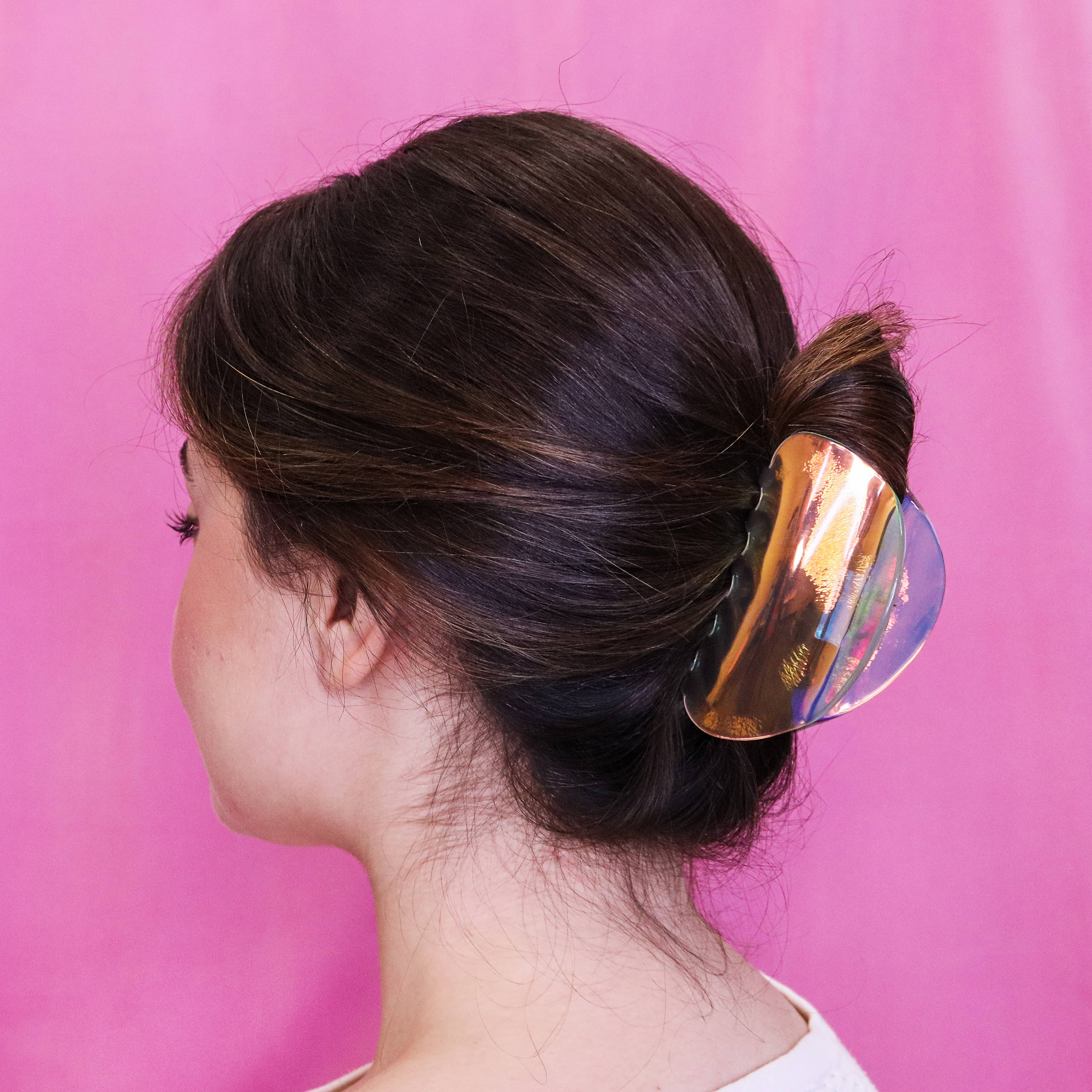 Frog Sac - Vente Pince à cheveux – femme - Pince à cheveux irisée moyenne5