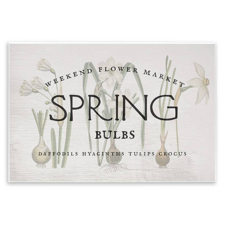 Spring Weekend Flower Market - Unframed Wall Art for wholesale by Stupell Industries