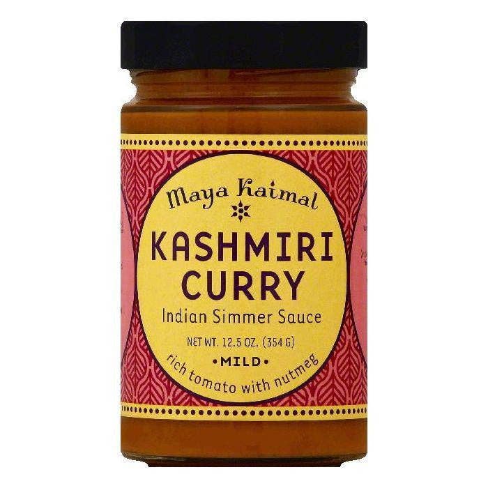 KeHE Distributors, LLC - Wholesale Sauce - Maya Kaimal Mild Kashmiri Curry Indian Simmer Sauce, 12.5 OZ (Pack of 6)