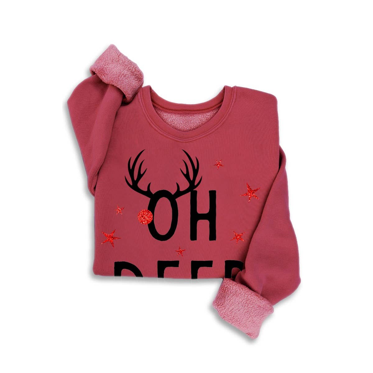 HRTandLUV - Venta al por mayor Sudadera - Mujer - SUDADERAS CON PURPURINA MINERAL OH DEER5