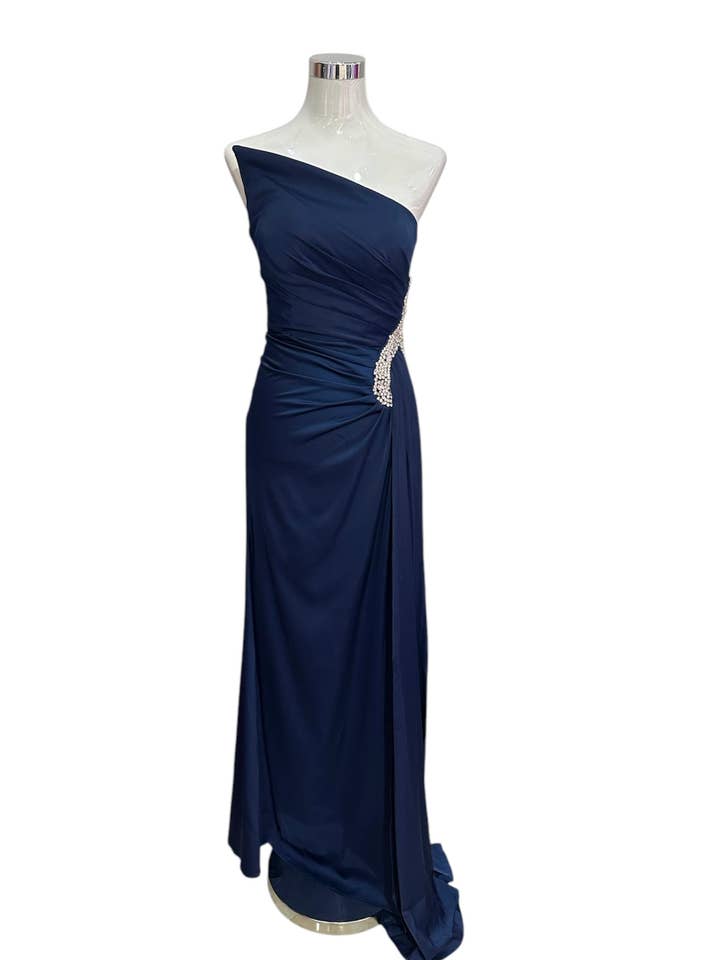 Abito bustier glamour Blu marino per la vendita all'ingrosso da parte di Les Voiliers