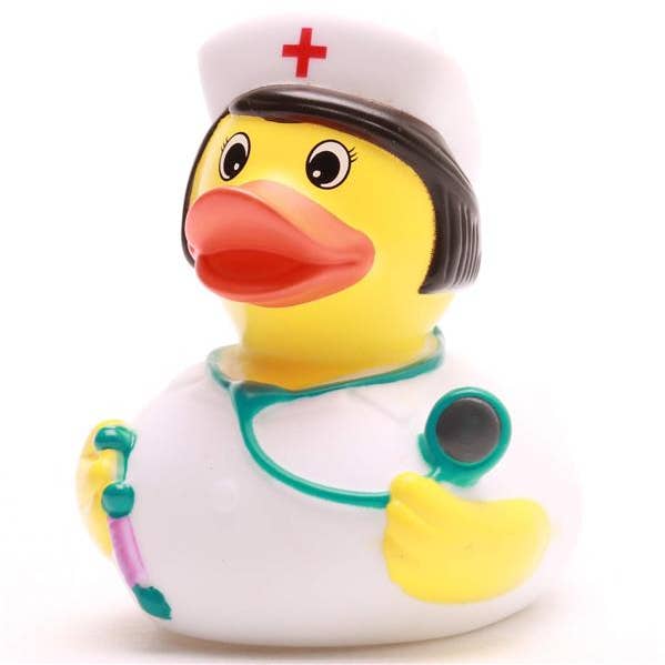 Badeente Krankenschwester - Gummiente für den Großhandel von Duckshop