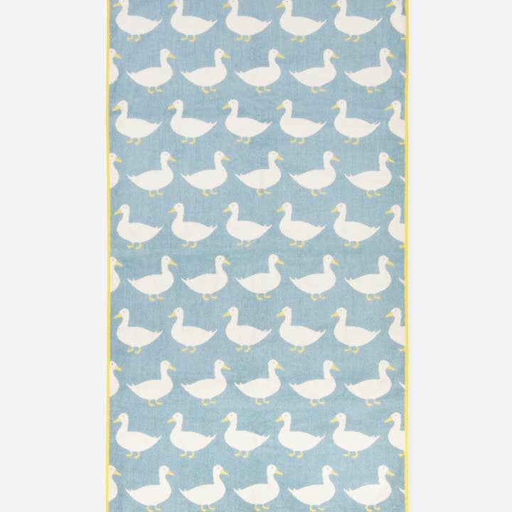 Anorak - Wholesale Hand Towel - Anorak Waddling Ducks Organic Cotton Hand Towel