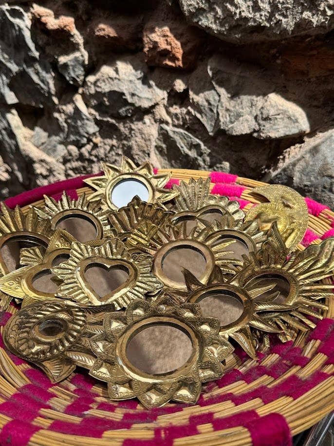 Espelho Estrela tamanho S, Ouro, Bronze por atacado de NOMAD BY LIV