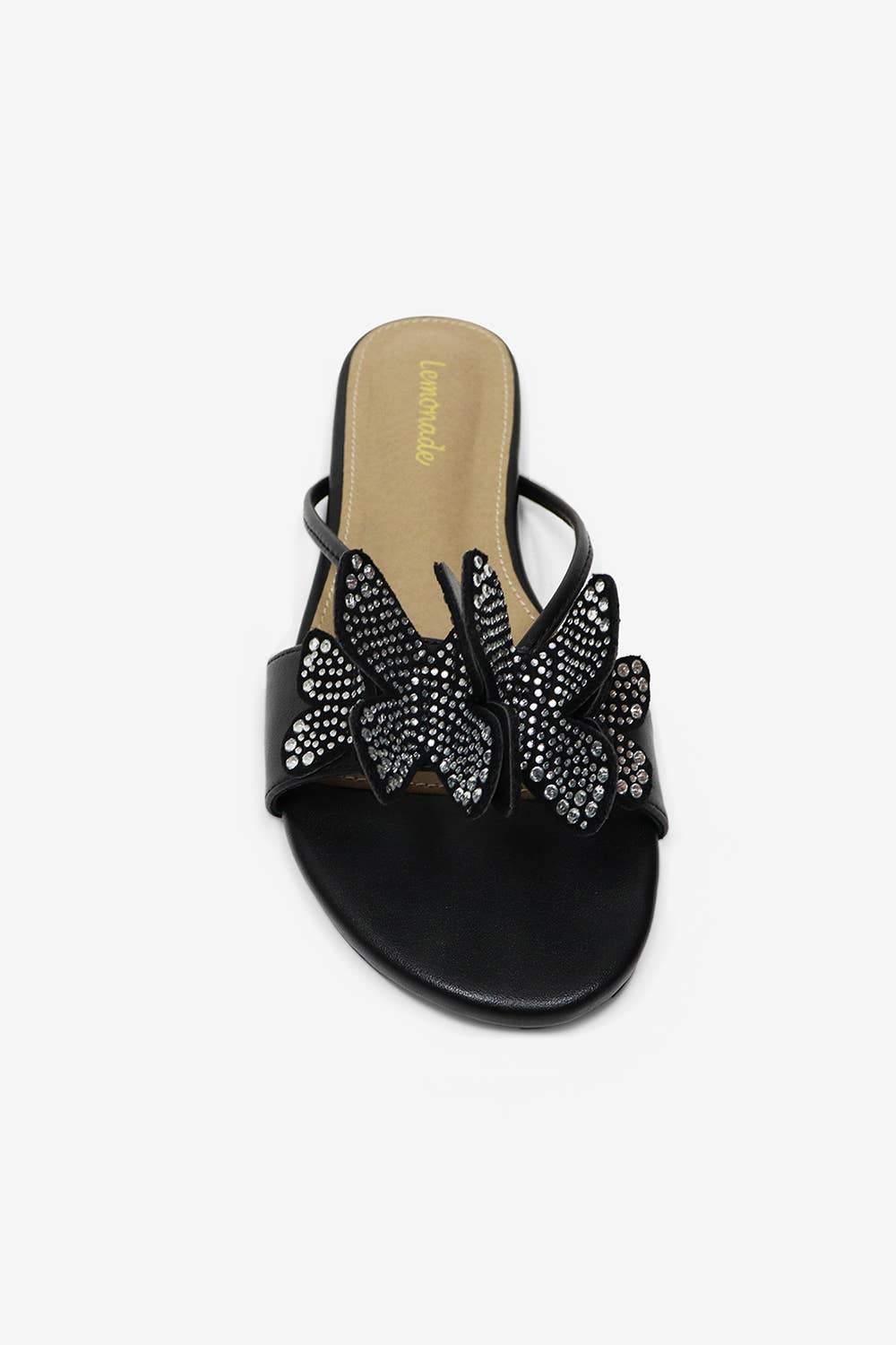Lemonade Shoes - Venta al por mayor Sandalias - Mujer - SABETHA - Sandalias con adorno de mariposa brillante1