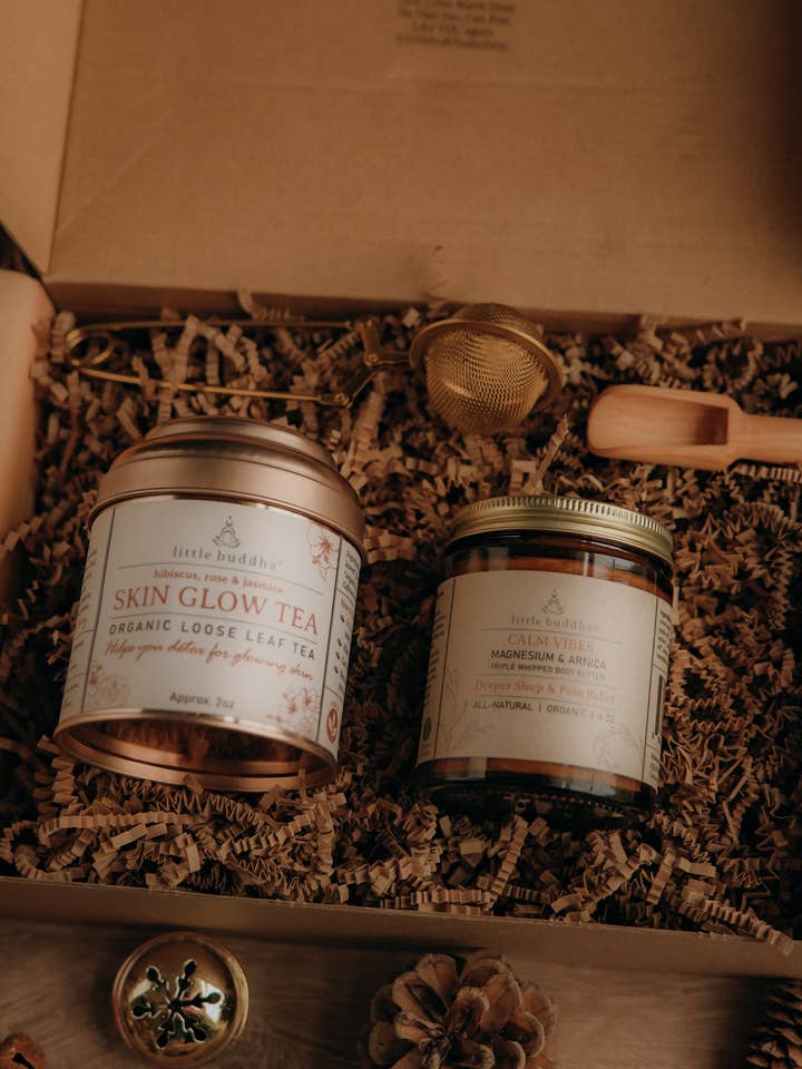 Sleep Gift Set – Magnesium Body Butter & Organic Herbal Tea for wholesale by Little Buddha by Daisy