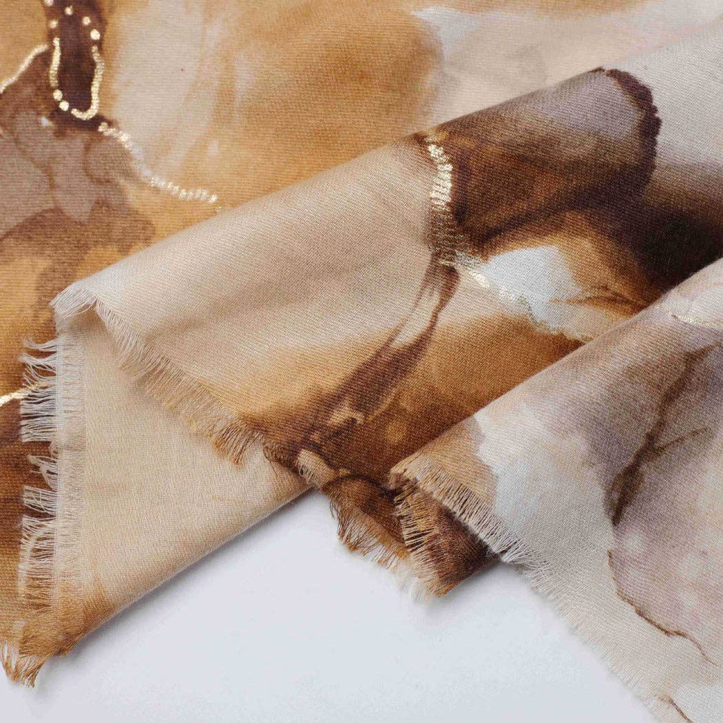 Funkyrel® Atzbranding Limited – Großhandel Schal – Damen – Scarvii - Schimmerdruck-Schal - Elegant & Trendy10