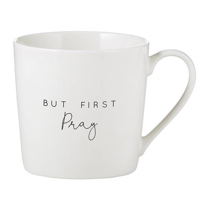 Café Mug - But First Pray for wholesale by Faithworks by Creative Brands