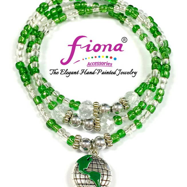 Pulseira Space Galaxy Galaxy Astronomy Colar Pulseira por atacado de Fiona Accessories