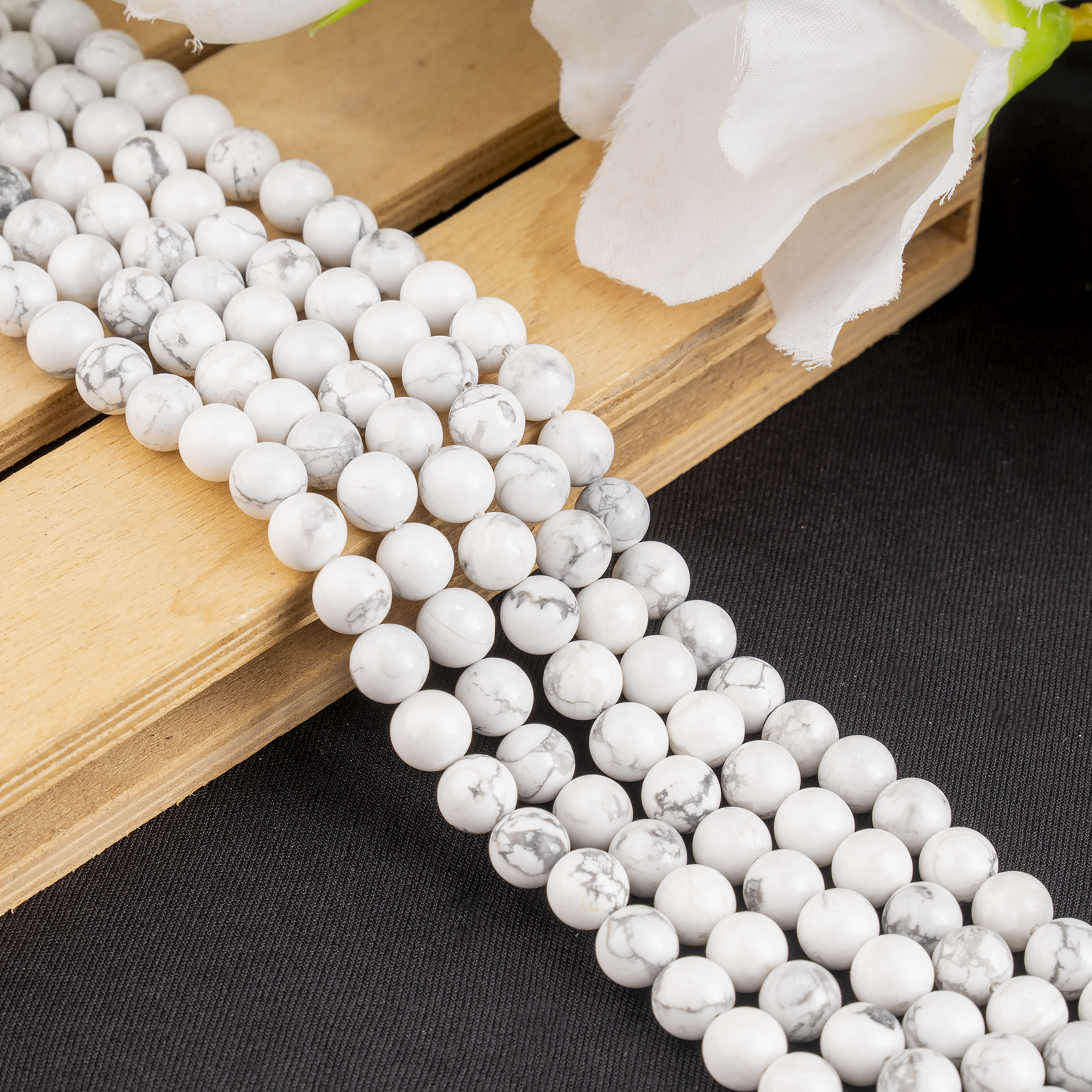 Soothing Crystals Beads - Wholesale Beads - Crystal Jewelry Beads | Howlite | Healing Gemstone Beads2