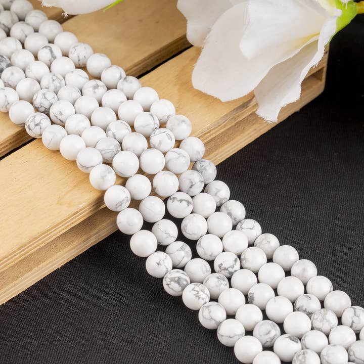 Soothing Crystals Beads - Wholesale Beads - Crystal Jewelry Beads | Howlite | Healing Gemstone Beads2