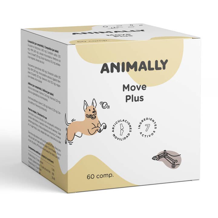 Move Plus Ergänzungsfuttermittel für Hunde und Katzen, 60 Stück für den Großhandel von ANIMALLY - Taking care of your pet's health -