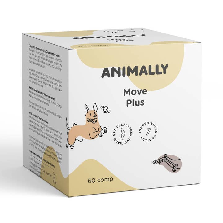 ANIMALLY - Taking care of your pet's health - – wholesale Pet supplement – Dog – Move plus 60 PCS0