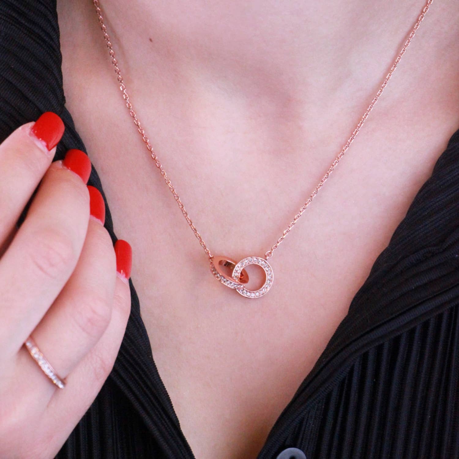 CARALI / MYC Paris - Wholesale Jewelry Set - Ophir Jewelry - Rose Gold and Crystal8