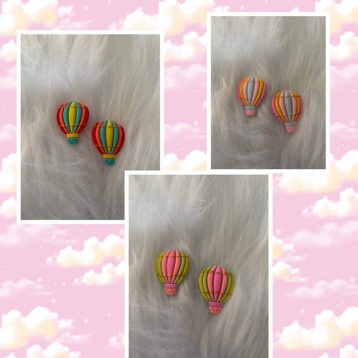 Up, UP and Away Balloon Collection Post Earrings for wholesale by Pink tiful of LOVE