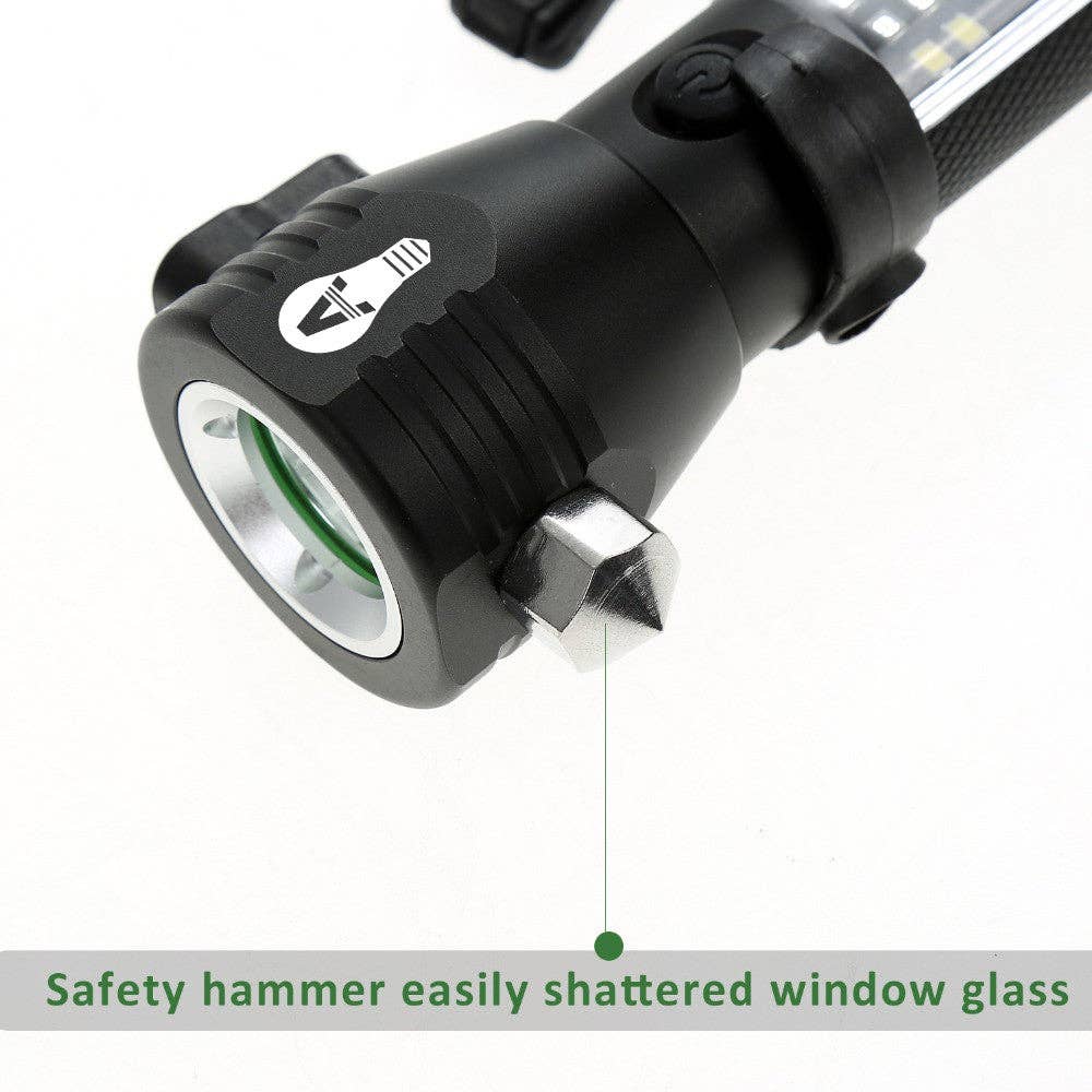 Alltronics (DBA Alltrolite) - Wholesale Handheld Flashlight - Lifesaver 2 - Multi-functional Emergency COB LED Safety Tool Flashlight2