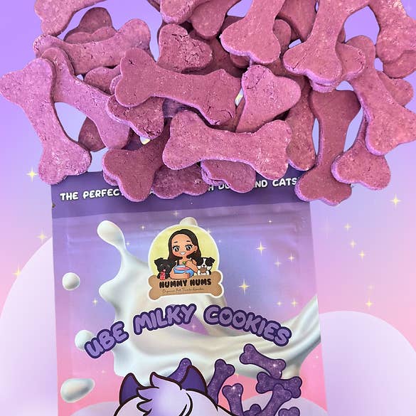 Nummy Nums Organic Pet Treats Kapolei LLC - Wholesale Pet treats – Dog - Ube Milky Cookies1