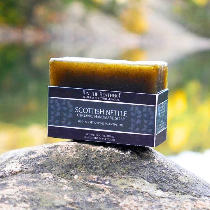 In The Heather – wholesale Bar Soap – Scottish Organic Nettle Bar Soap 150g1