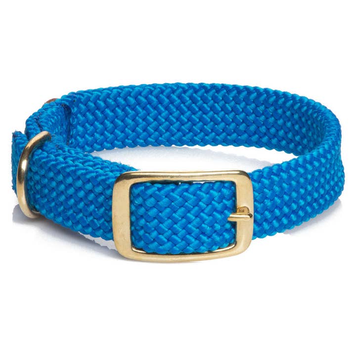 Mendota Pet - Wholesale Pet Collar - Dog - Double Braid Jr Collars - 9/16" width w/Brass Hardware12