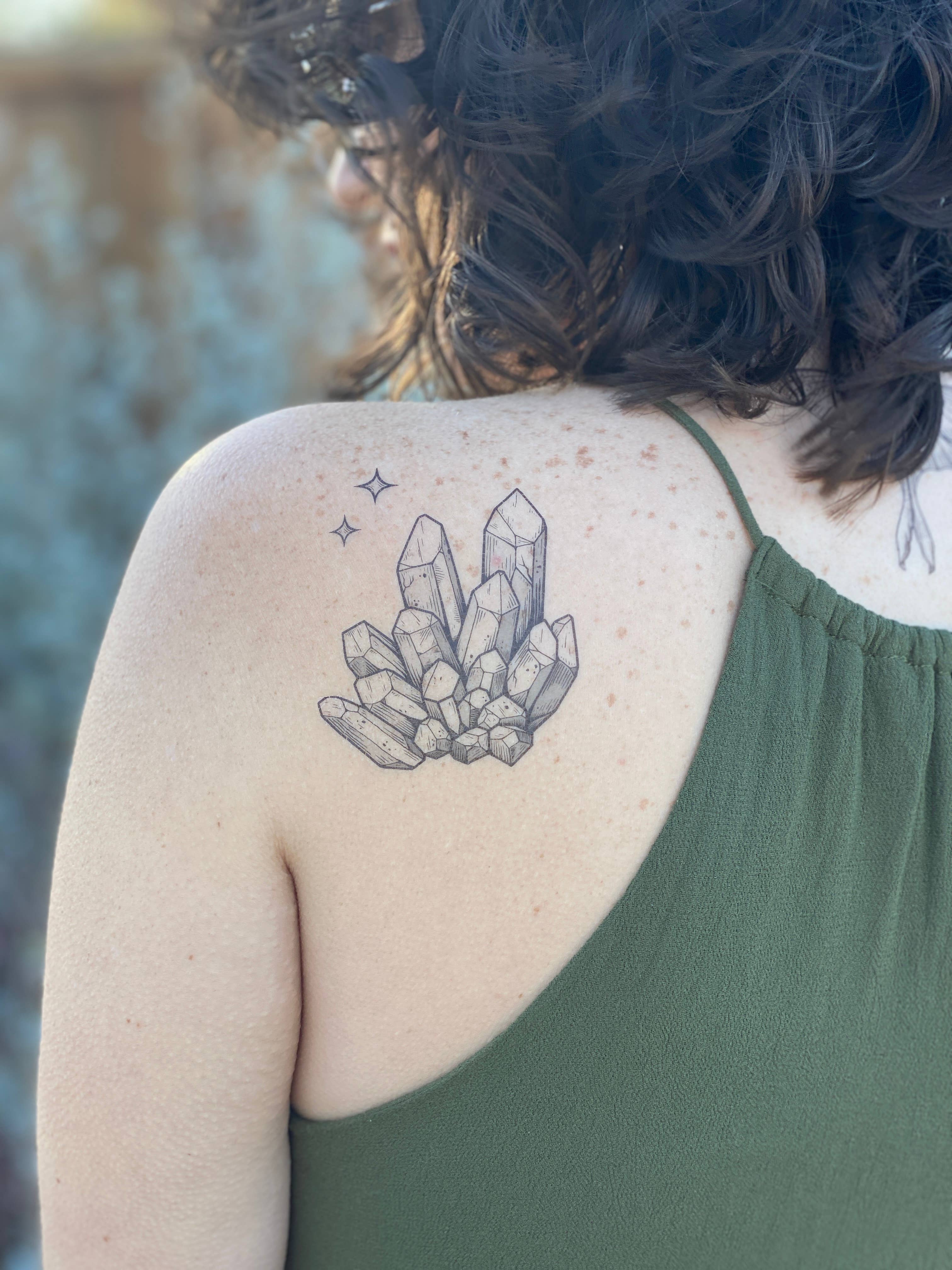 NatureTats – Tatuagem temporária por atacado – Tatuagem Temporária Crystal Quartz6