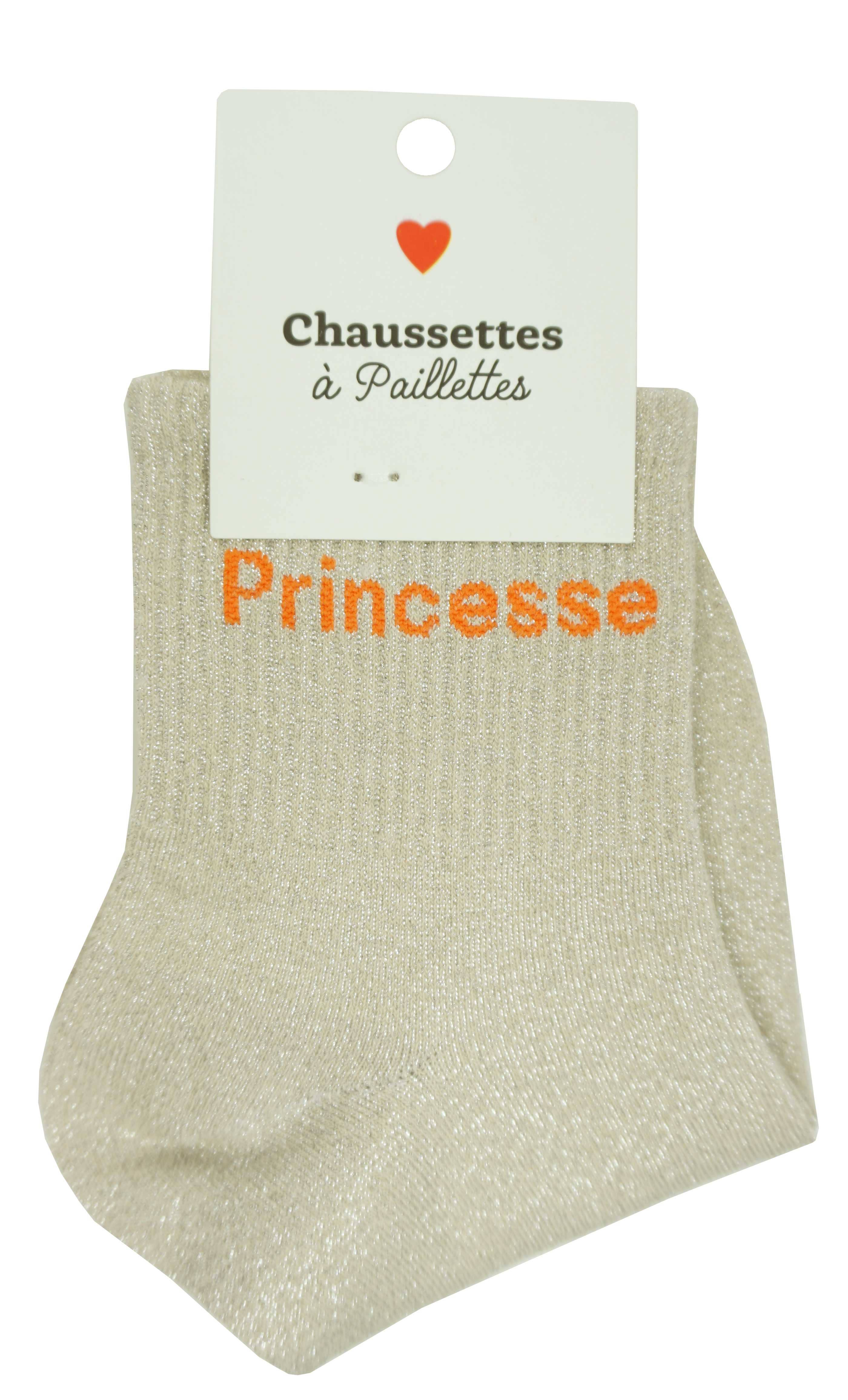 Anais - Vente Chaussettes – femme - Paire de chaussette à paillette message1