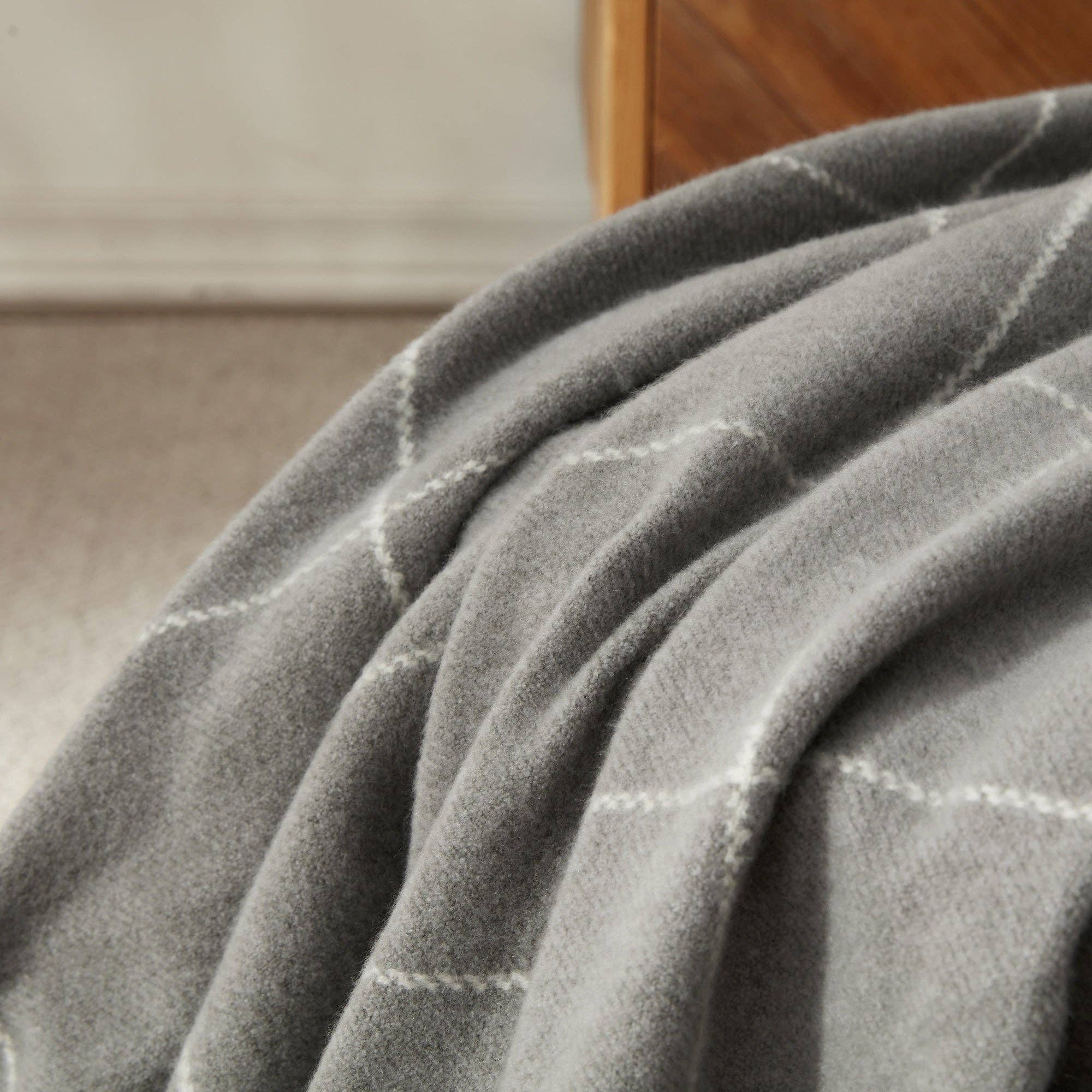 Narniar - Wholesale Throw Blanket - Cashmere-Like Throw (Windowpane) 50x60"5