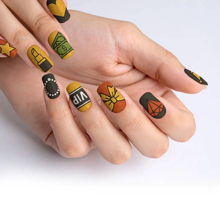 FYNE BODY - Wholesale Press-on/fake nails - Diamond Dazzler Glam Press-On Nails90