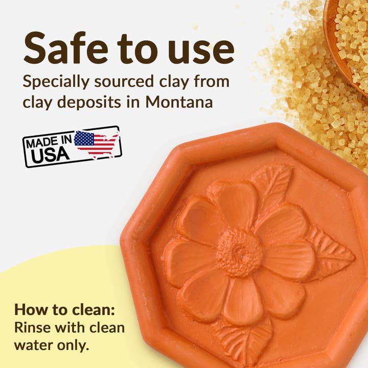 JBK Pottery - Wholesale Kitchen Tool/Gadget - Brown Sugar Saver - Daisy Design9